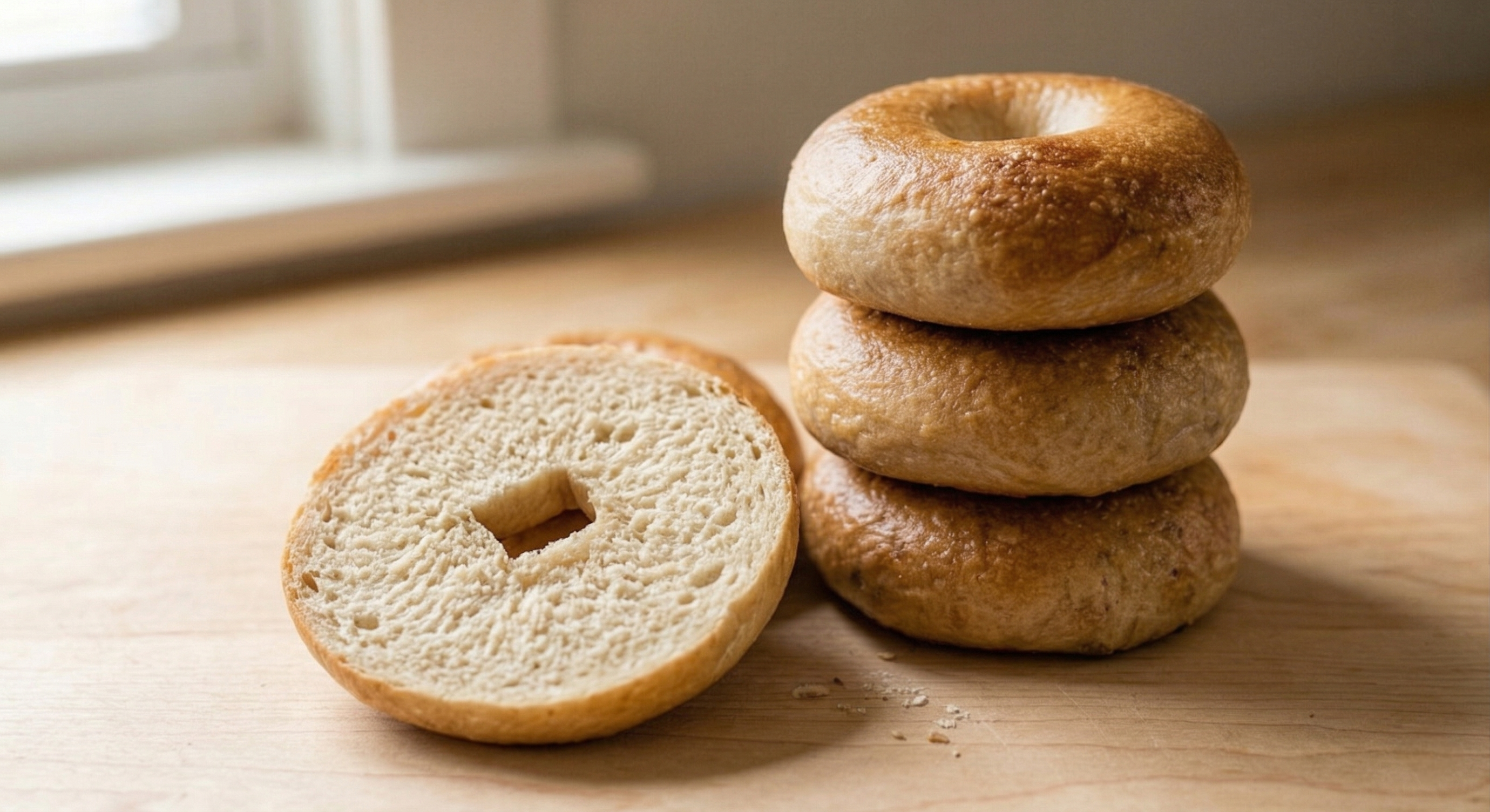 Sourdough Bagels